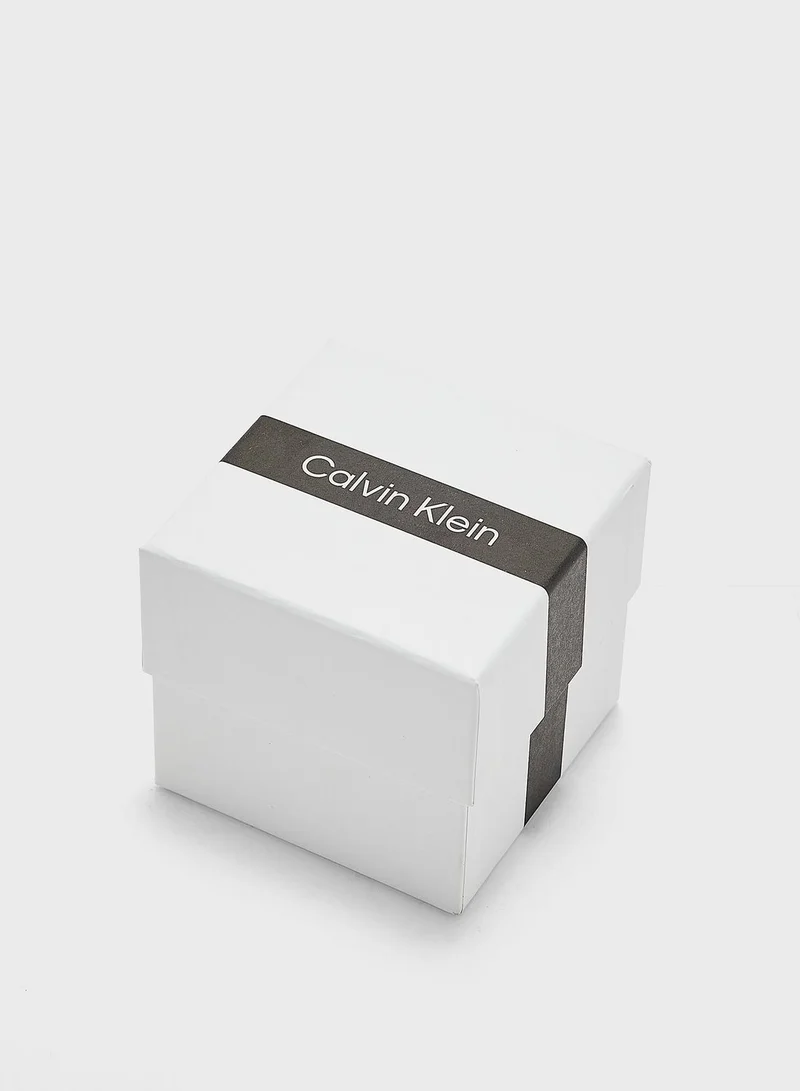 CALVIN KLEIN Stainless Steel & Ionic Gold Plated Steel Ring