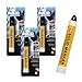 SAKURA SOLID MARKER SAKURA Solid Paint Markers with Twist Up Tip Low Temperature Permanent Marker Pens Window Wood Glass Marker Black Paint 3 Pack - Image 3