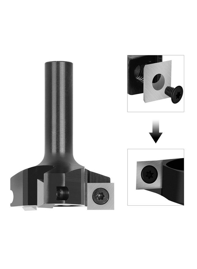 SpeTool Spoilboard Surfacing Router Bit , 1/2 inch Shank 2 Inch Cutting Diameter, Extra Long Planing Router Bit for Wood Slab Flattening Mill - Image 3