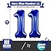 BBPOOL Navy Blue 11 Balloon Numbers40 Inch Dark Blue 11 Birthday Balloons Large Foil Mylar Balloons Number 11 for Birthday Party Anniversary Decorations - Image 4
