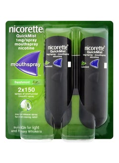 nicorette QuickMist, 1mg Mouth-spray, Duo-2x150 Sprays  - Image 1