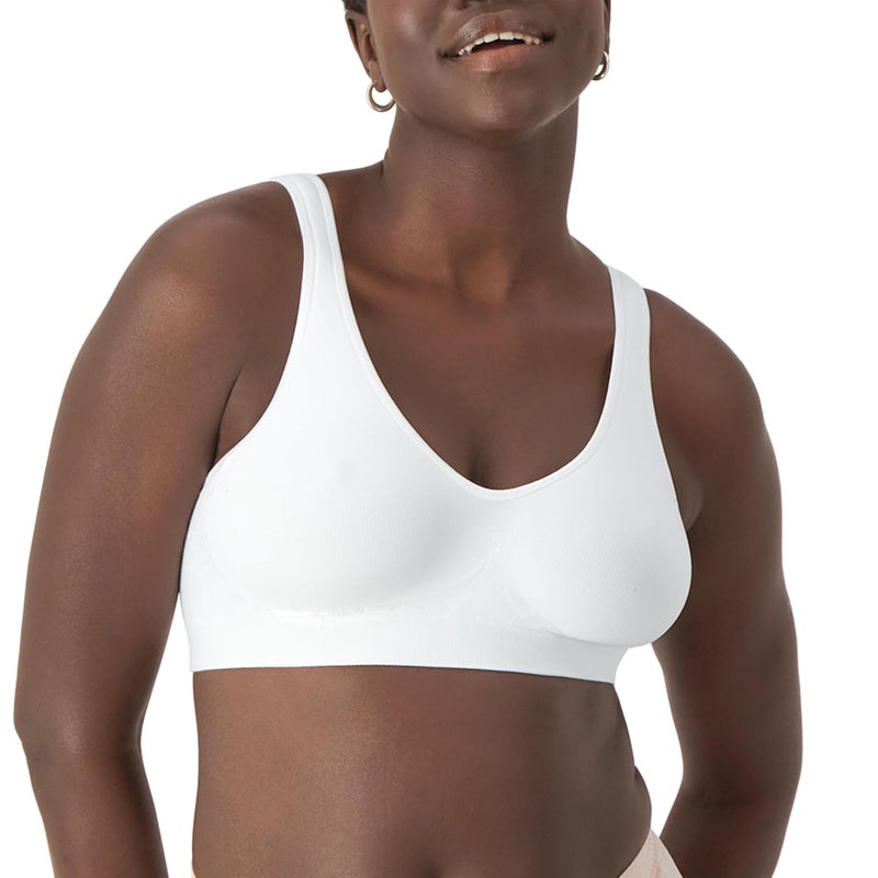 Bali Women's Sure Size Wire Free Bra, White, Medium, DF3484 - Image 1