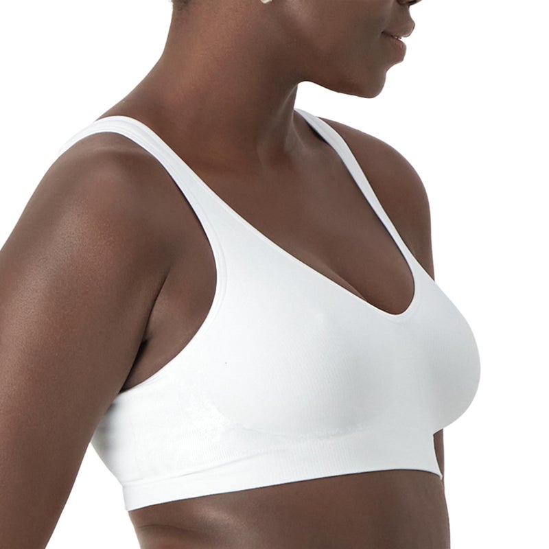 Bali Women's Sure Size Wire Free Bra, White, Medium, DF3484 - Image 2