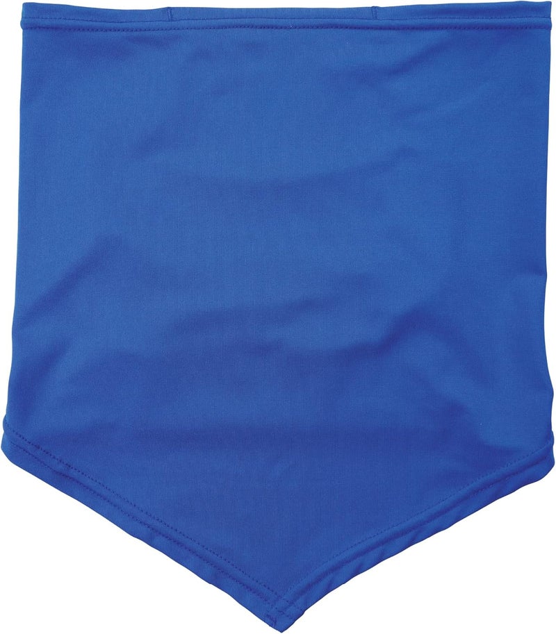 Ergodyne Chill Its 6483 Cooling Neck Gaiter Bandana with Pocket for Ice or 6283 Phase Change Cool Pack UPF 50 Sun ProtectionBlue LargeXLarge - Image 1