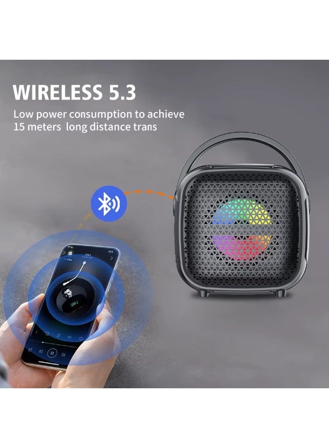 singe Speaker Portable ZQS1343  Bluetooth Speaker + Mic Wireless Supports Bluetooth Technology and Play Flash and Card Memory Size Micro Rechargeable Great Sound and Beta Function Change Voices from Mic - Image 2