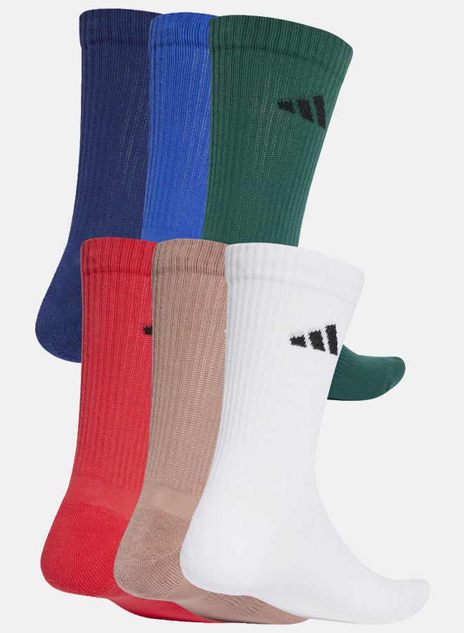 Adidas cushioned 6 pair pack unisex crew socks - Image 2