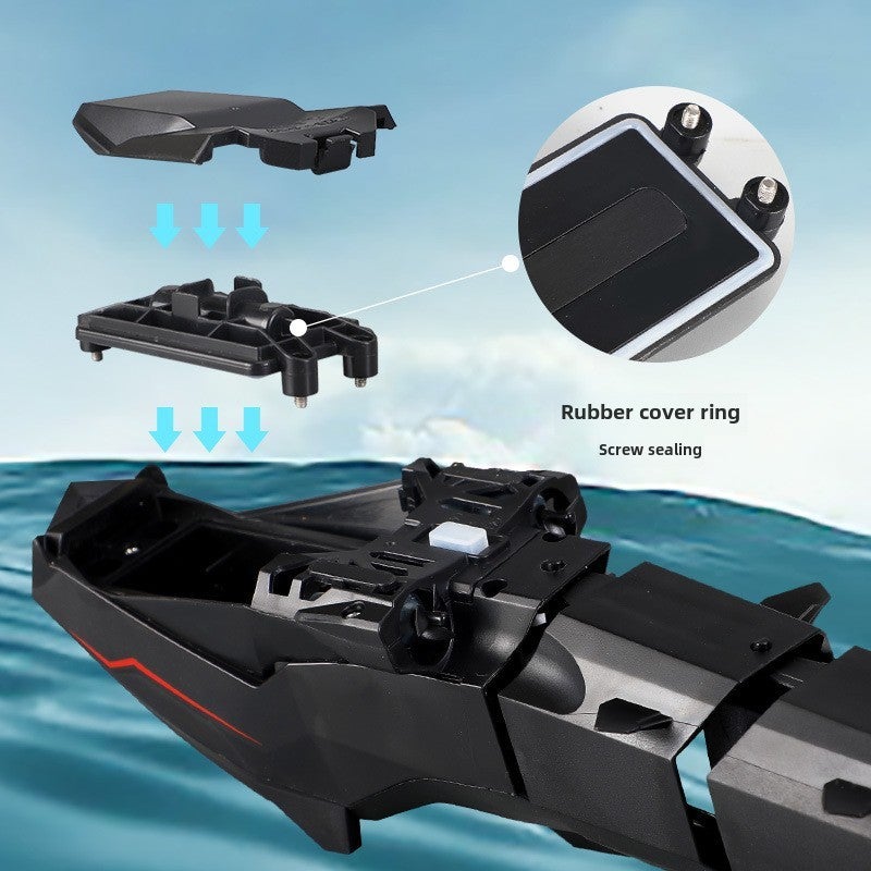 ثعبان ميكانيكي بتحكم عن بعد: لعبة سوداء لاسلكية للتشحن بطولات 50 سم فما فوق - لعبة لزيادة المهارات والتفاعل للشباب في سن 7 إلى 14 سنة - Image 4
