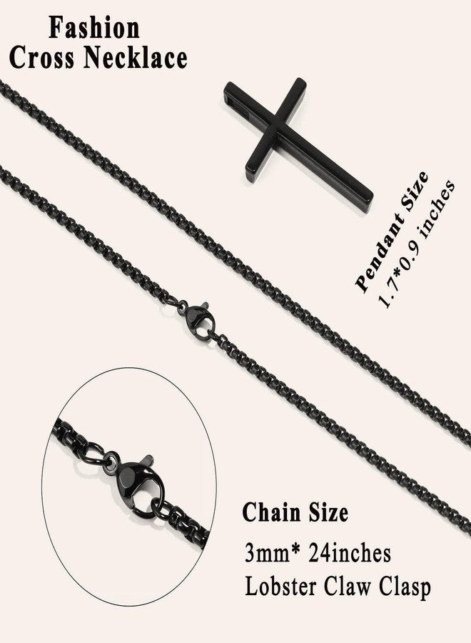 CXLDTE Easter Basket Stuffers for Kids Teen Boys Gift Ideas Cross Necklace for Men Son Baptism Confirmation Christian Religious Birthday Gifts for Mens Teenage Teens Boys 10 11 12 13 14 15 16 Year Old - Image 5