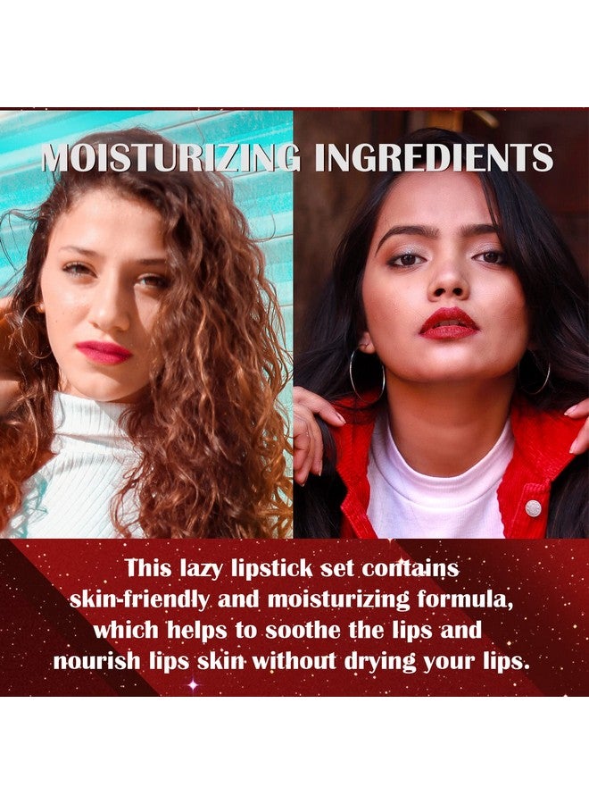 DAGEDA Pearl Lipstick, Labiales Magicos Long Lasting Waterproof Moisturizing Non-Stick Cup Not Fade Lip Shape Magic 3 Colors Changing Lipstick for Lazy People (Color C) - Image 5