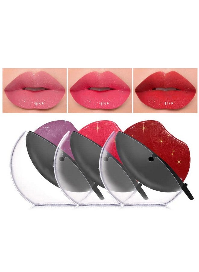 DAGEDA Pearl Lipstick, Labiales Magicos Long Lasting Waterproof Moisturizing Non-Stick Cup Not Fade Lip Shape Magic 3 Colors Changing Lipstick for Lazy People (Color C) - Image 1