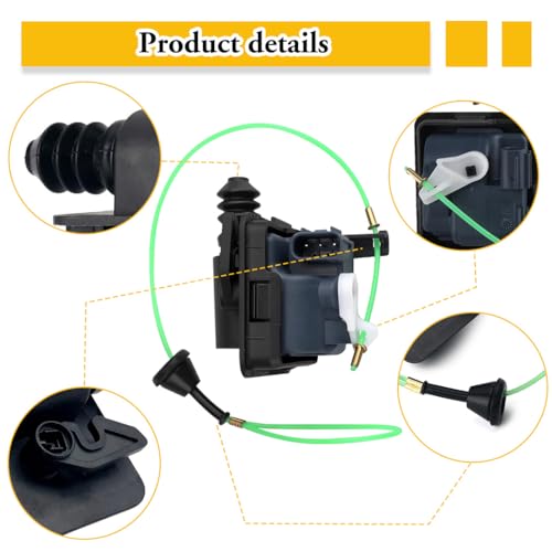 VORIPO 74700TBAA02 Fuel Door Lid Actuator Assembly Kit for Honda Civic 2016 2017 2018 2019 2020 2021 Car Fuel Door Actuator, Replace 74700-TBA-A02 Gas Tank Door Lock Actuator - Image 5