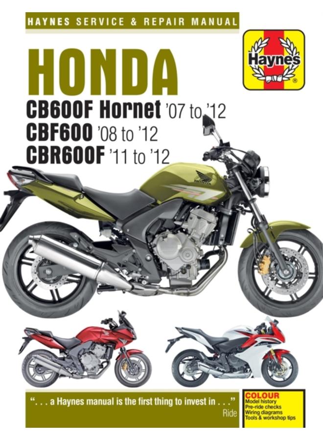 Honda CB600 Hornet, CBF600 & CBR600F (07 - 12)