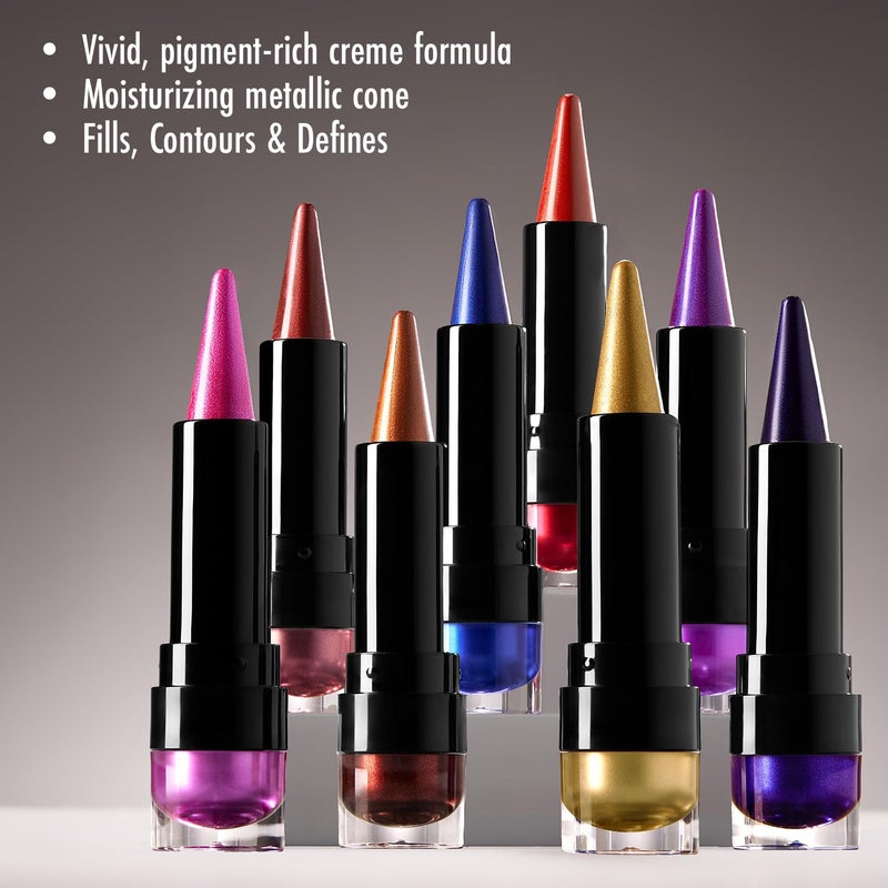 Black Radiance Metalicious Metallic Lipstick Lip Sculptor Amethyst Gemstone (Light Purple) - Image 2