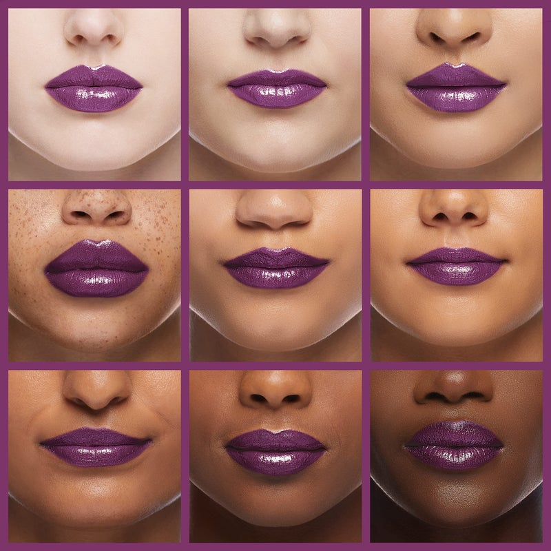 Black Radiance Metalicious Metallic Lipstick Lip Sculptor Amethyst Gemstone (Light Purple) - Image 4