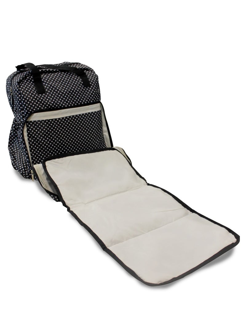 Baby Diaper Changing Backpack For Mother ,Black