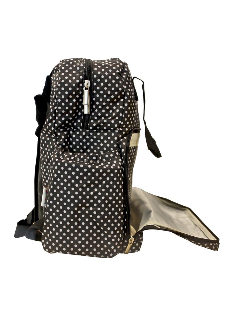 Baby Diaper Changing Backpack For Mother ,Black