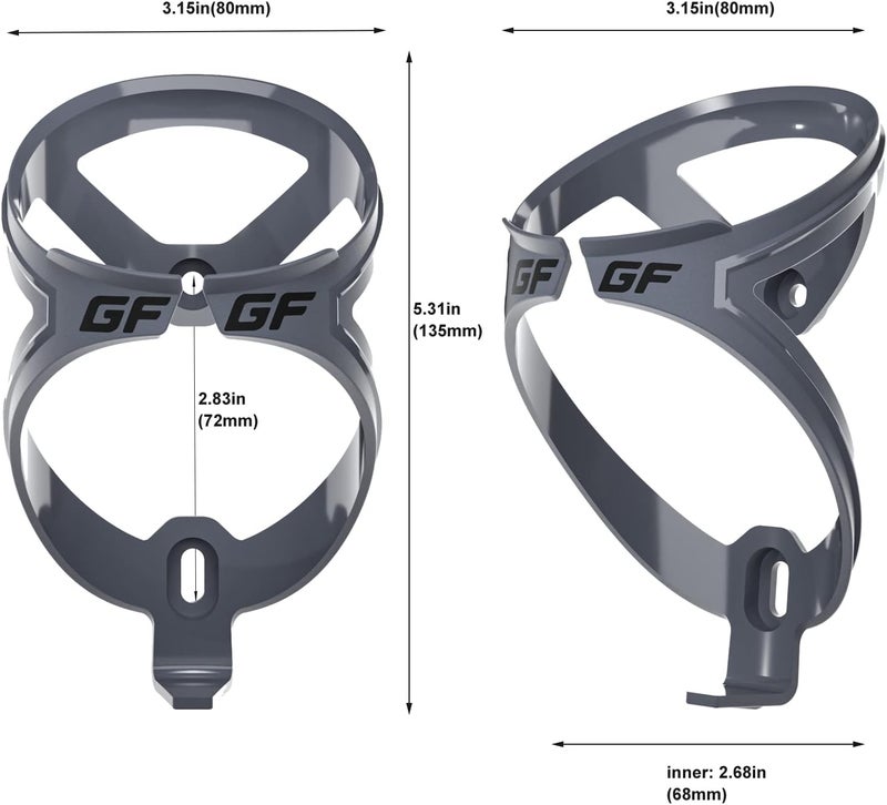 GEMFUL Cycling Water Bottle Cup Holder with 750ml Bottles BPA Free for Cycling Road Mountain Bike 4 Pack - Image 5