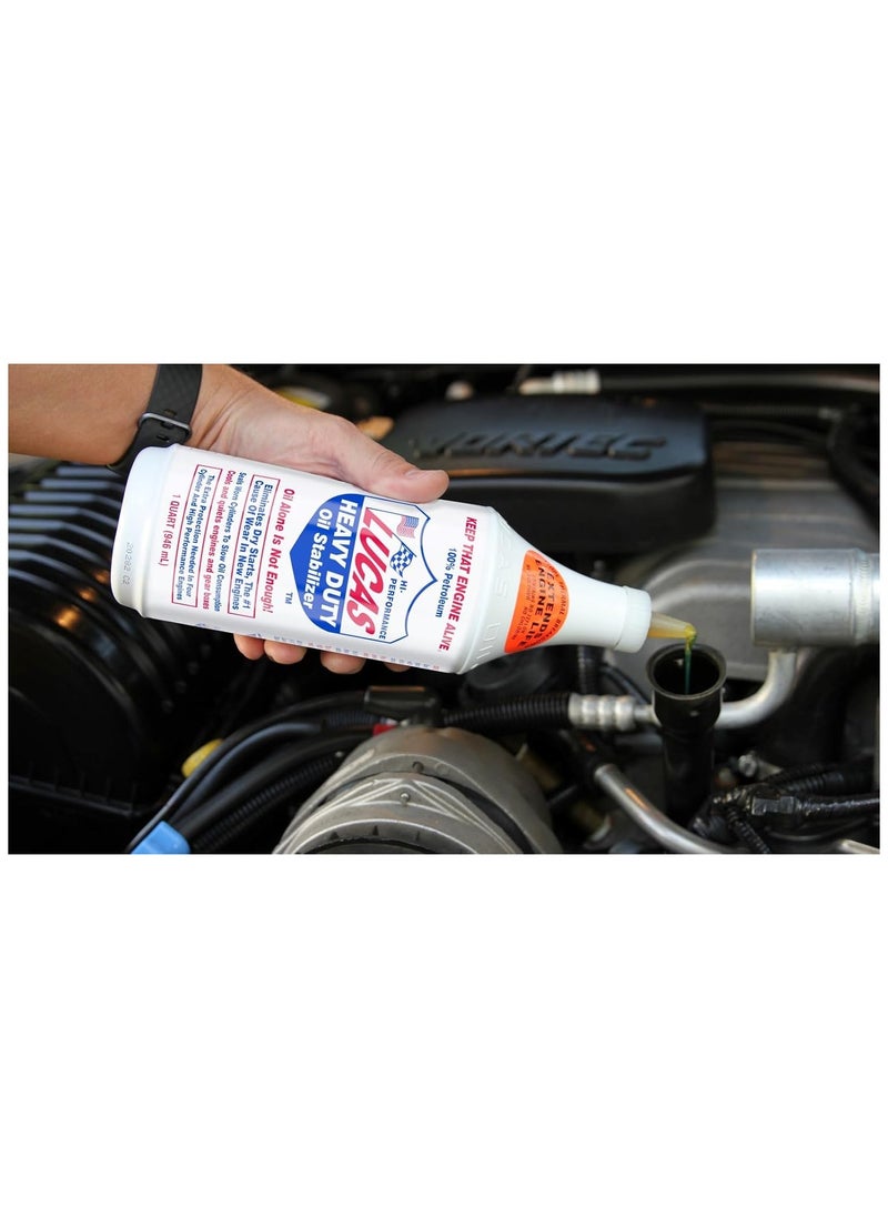 LUCAS - Lucas Oil 10001 Heavy Duty Oil Stabilizer - 1 Quart - Image 1