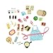 Lori Play Food for Mini Dolls Cooking Accessories for 6Inch Dolls Pizza Sushi Dessert Dollhouse Set for Kids 3 Years Gourmet Market - Image 2