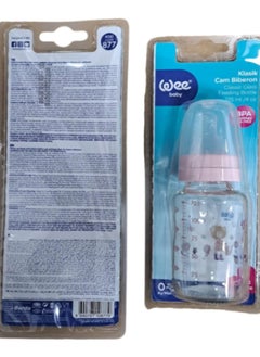Wee baby Wee Baby bottle glass 125 ml877  - Image 2