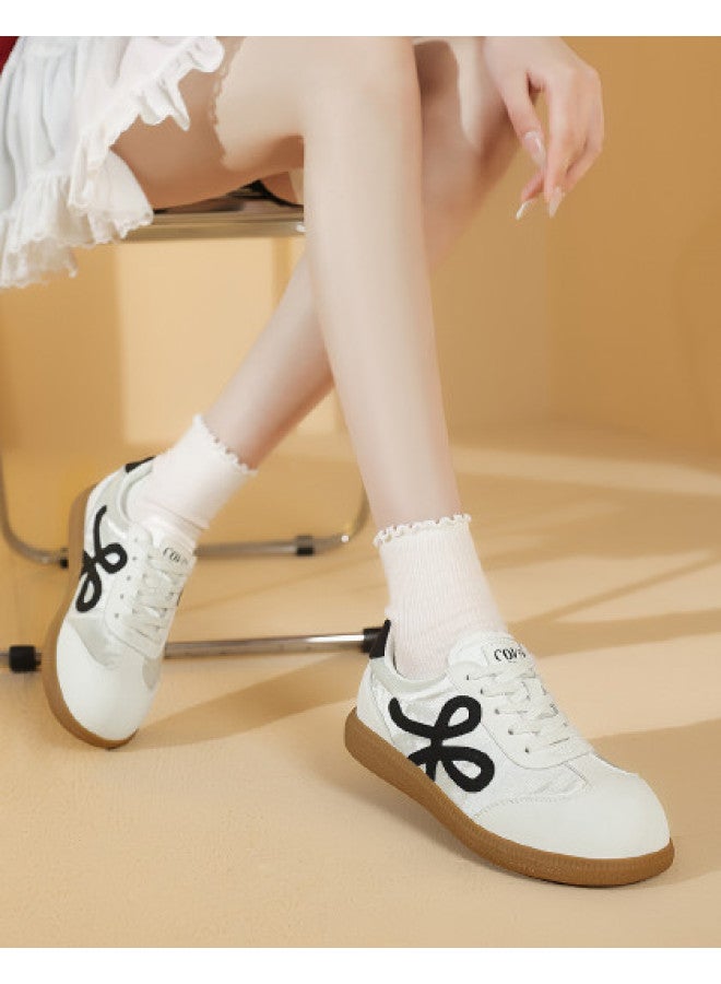 Spring And Summer Euro-style Casual Shoes For Women, Versatile German Training Sneakers, Athletic Flat Shoes For Ladies, Chunky Dad Shoes - Image 1