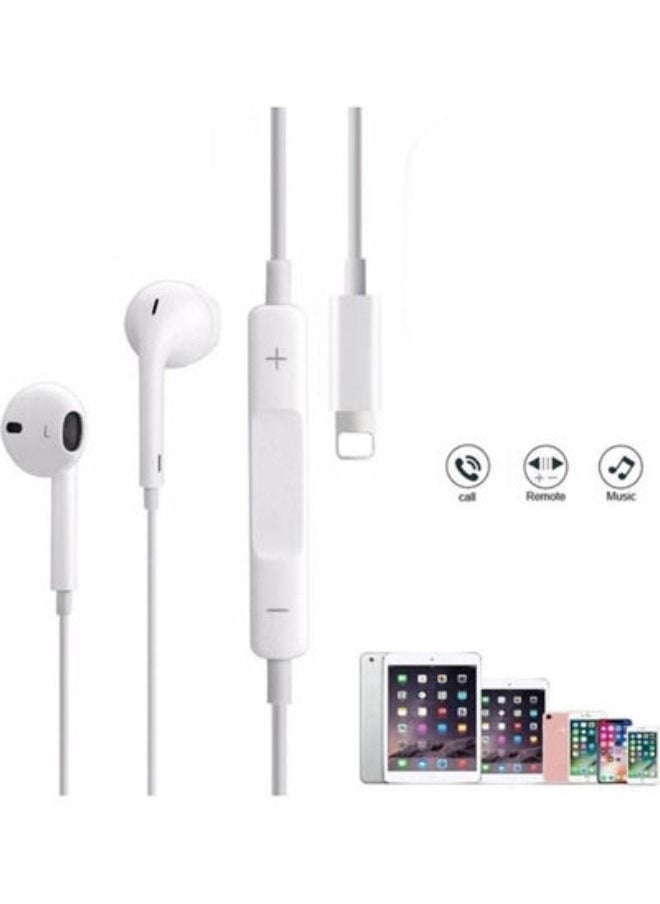 Earphone Wired With Mic , For iPhone White - pzsku/ZA866F713738F9DD18E37Z/45/_/1665839163/b49a44b6-e198-42fa-9db4-007d95f75c6f