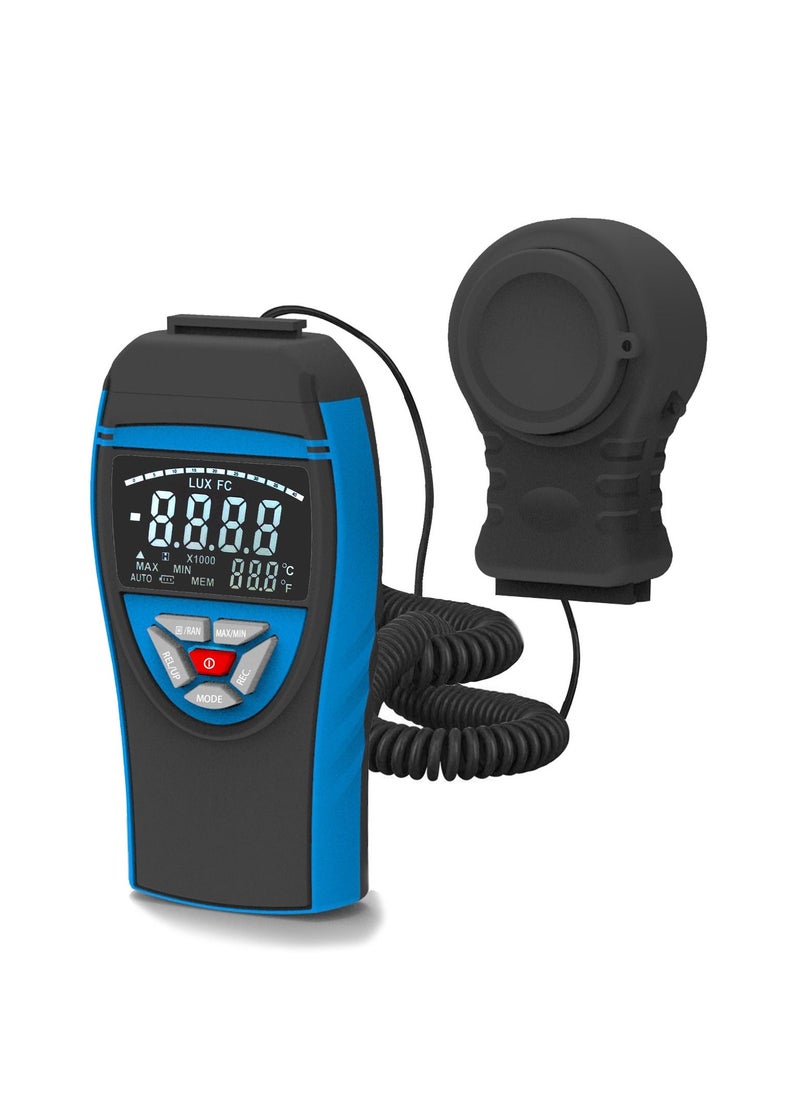 HoldPeak - HP-8801C Digital Light Meters,Light Meter for Plants Measure Light From 0.1~400,000 Lux,Data Hold, Lux/FC Selection For Par Photography Plants - Image 1