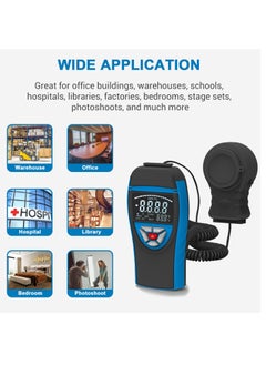 HoldPeak HP-8801C Digital Light Meters,Light Meter for Plants Measure Light From 0.1~400,000 Lux,Data Hold, Lux/FC Selection For Par Photography Plants  - Image 5