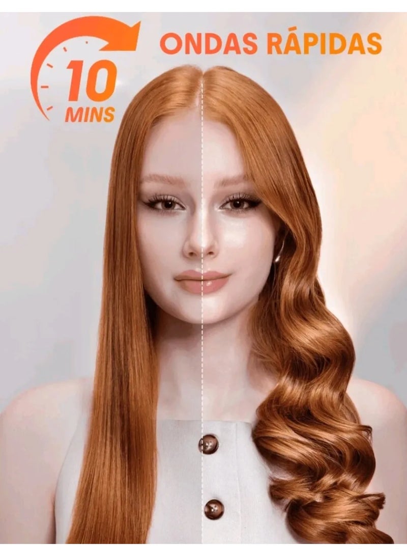 Generic It Curl One Touch 25mm Automatic Hair Curler | Fast Heating Curling Iron with Ceramic Coated Barrel | One-Button Operation with Left/Right Rotation | Anti-Tangle & Anti-Scald Design | Instant Curls for All Hair Types – Safe & Travel-Friendly  - Image 4