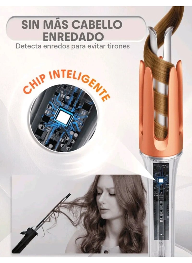 Generic It Curl One Touch 25mm Automatic Hair Curler | Fast Heating Curling Iron with Ceramic Coated Barrel | One-Button Operation with Left/Right Rotation | Anti-Tangle & Anti-Scald Design | Instant Curls for All Hair Types – Safe & Travel-Friendly  - Image 5