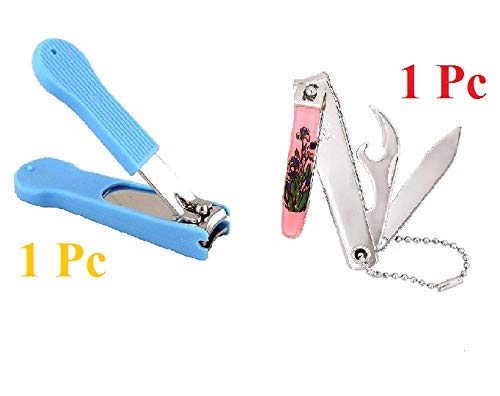 MK 2 Pc Combo of Original Imported Bell Nail Clipper Nail Cutter Large and Regular Size Same as In Image Color May Vary - Image 2