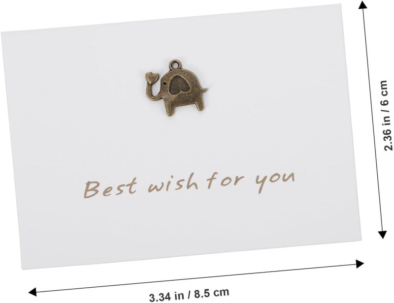Uonlytech 20pcs Vintage Metal Blessing Cards with Envelopes, Festival Greeting Cards Set for Weddings and Holidays, Includes Opp Bags for Party and Business Thank You Notes - Image 2