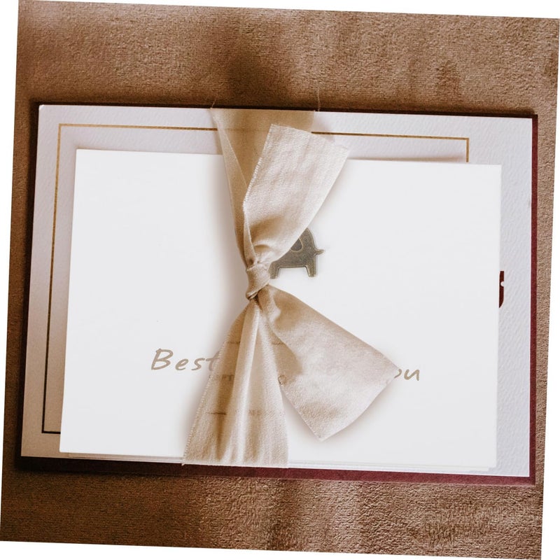 Uonlytech 20pcs Vintage Metal Blessing Cards with Envelopes, Festival Greeting Cards Set for Weddings and Holidays, Includes Opp Bags for Party and Business Thank You Notes - Image 4