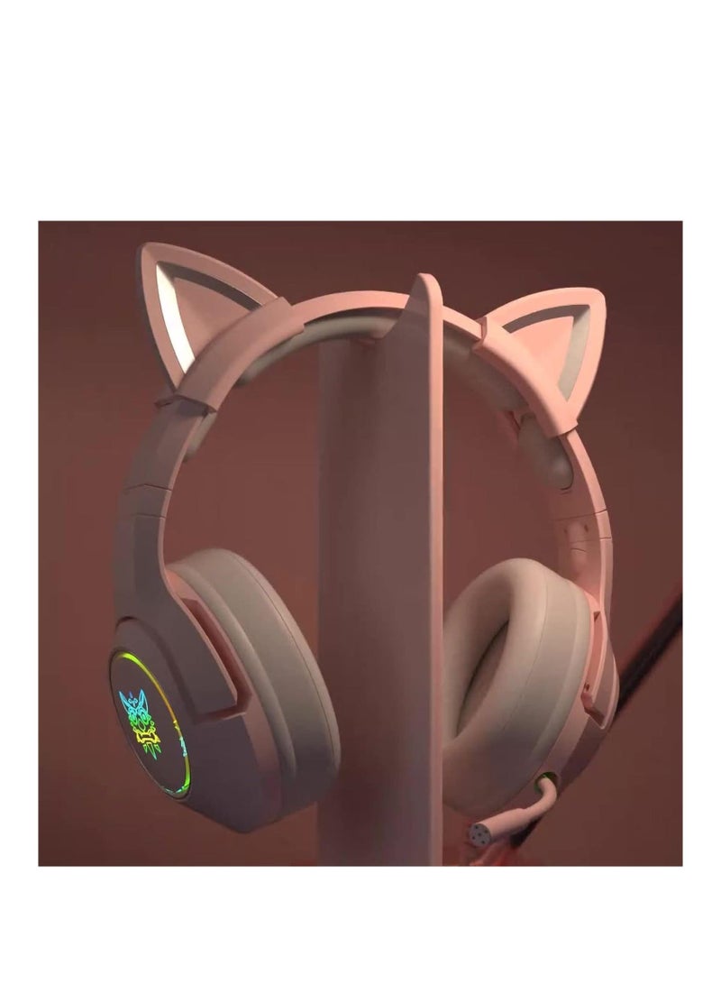 Gaming Headset Computer Headsets with Microphone,Enc Noise Reduction Hifi 3.5 Channel Rgb Wired Headphone - Image 2