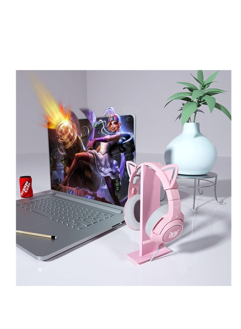 Gaming Headset Computer Headsets with Microphone,Enc Noise Reduction Hifi 3.5 Channel Rgb Wired Headphone - Image 3