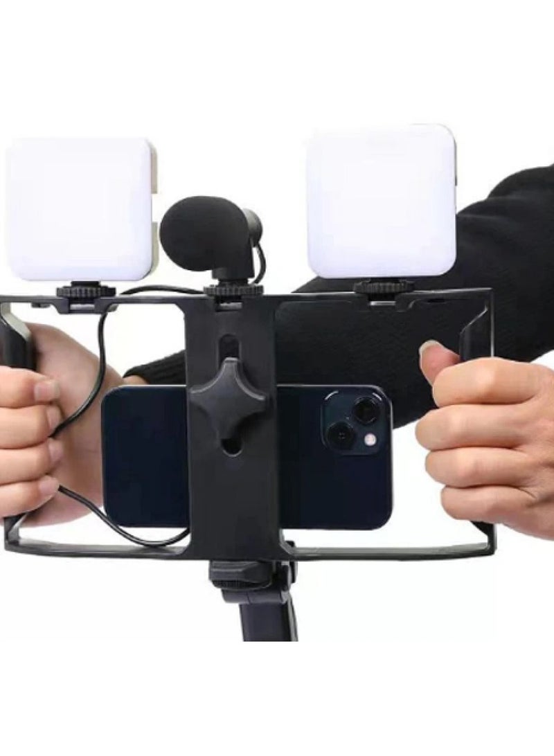 PLOKAMA Professional Mobile Video Kit  Plokama PK 778 with Microphone & LED Flashlight - Image 3