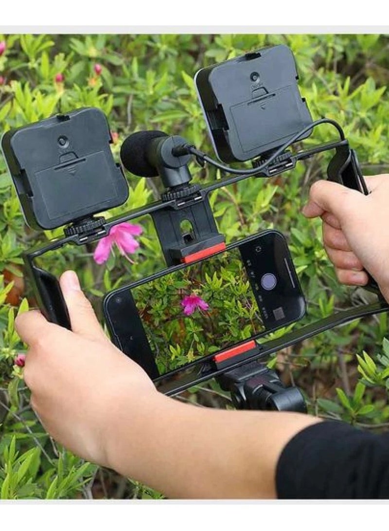 PLOKAMA Professional Mobile Video Kit  Plokama PK 778 with Microphone & LED Flashlight - Image 2