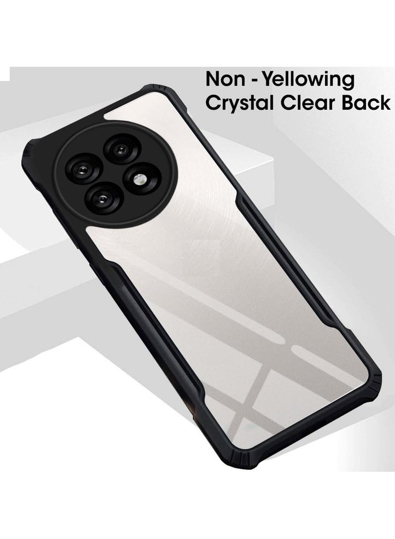 OnePlus 13R Shockproof Crystal Clear Back Cover Case Protective Design 360 Degree Protection Transparent Back Cover for Oneplus 13R 5G  - Image 3