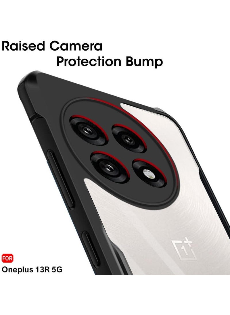 Generic - OnePlus 13R Shockproof Crystal Clear Back Cover Case Protective Design 360 Degree Protection Transparent Back Cover for Oneplus 13R 5G - Image 1