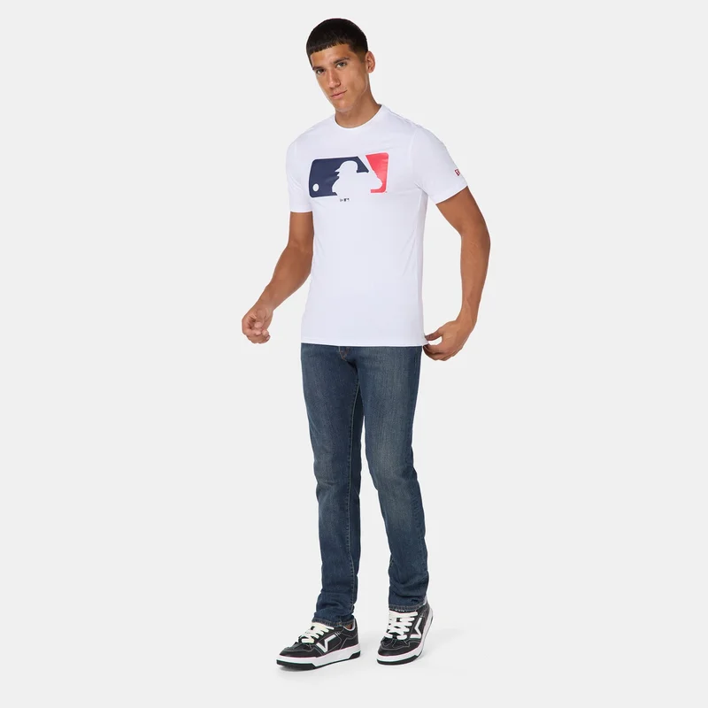 NEW ERA White Men's MLB Generic Logo T-Shirt for Men | Best Price UAE