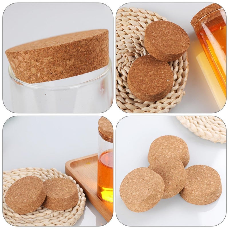 Large Diameter Wooden Wine Stoppers Reusable Corks For Bottles Bar Home - Image 4