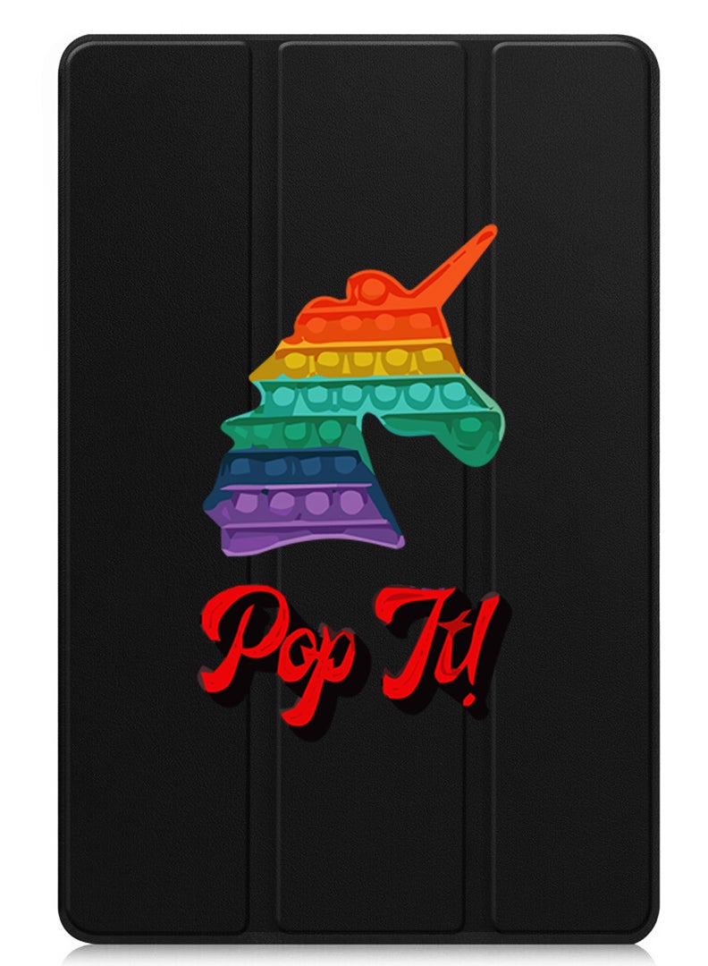 Theodor Protective Flip Case For Huawei MatePad SE 11 (2024) With Trifold Stand Auto Wake Sleep Shockproof Cover Pop It Unicorn - Image 1