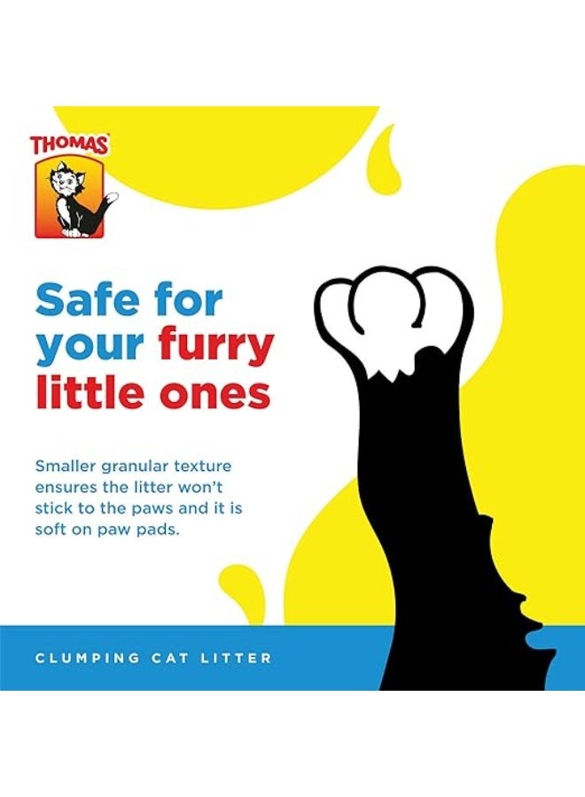 Thomas Cat Litter, Natural Minerals Litter Sand, it's Clumping and Highly Absorbent Nature Ensures Come Back to Litter Box with Comfort, Bag of 5/16kg - Image 4