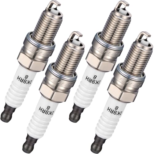 BDFHYK 93618 Platinum Iridium Spark Plugs Compatible with Dodge 2013-2016 Dart, Compatible with Jeep 2015-2018 Renegade, 2017-2020 124 Spider, 2012-2019 500 500L 500X 1.4L SIKR9A7 68070507AC Set of 4 - Image 1