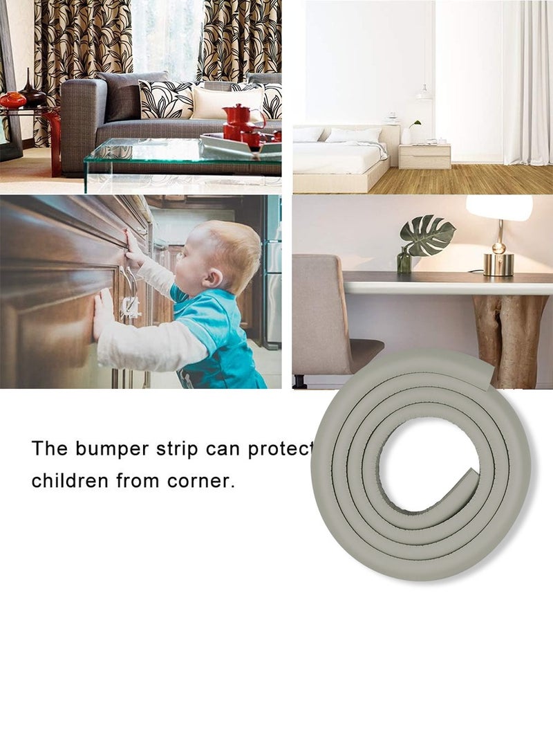 2M*2pcs Child Safety Bumper Strip, Baby Table Corner Bumper Strip, Total 4M - Image 2