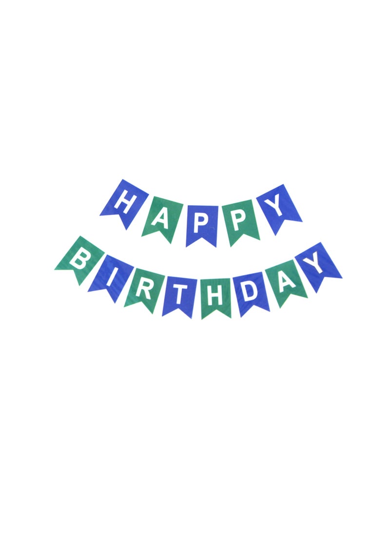 PARTY FUN Happy Birthday Paper Banner  - Image 1