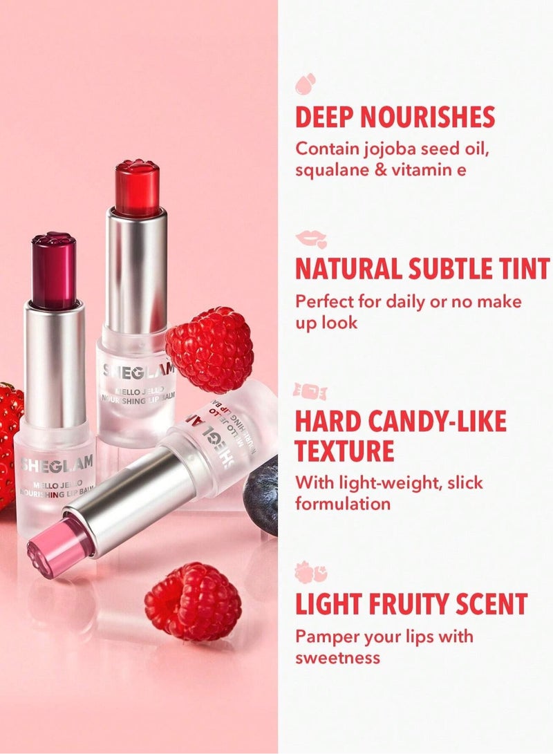 SHEGLAM Mello Jello Nourishing Lip Balm - Pink - Image 4