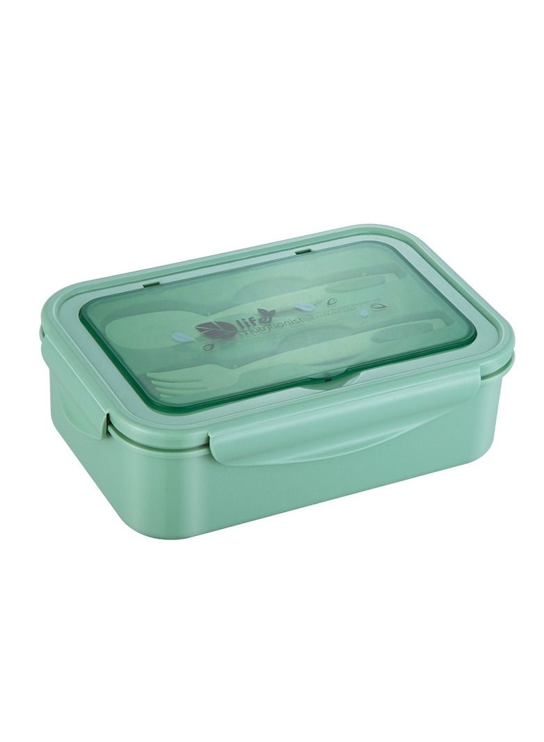 Generic 3-Grid Lunch Box With Lid 