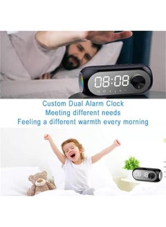 فايلكس سماعات لوتوث محمولة، مكرات صوت سو لاسلكية لوتوث، عرض مرآة LED، لوتوث 5، مع تشغيل يديو وتصميم محمول، سماعة صغيرة للسفر، خارج المزل، الحفلات اللو الأسود  - Image 3