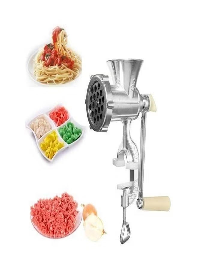 Arabest Aluminium Meat Grinder Silver No.5 Iron Silver 21 x 14 x 6.2cm - Image 5